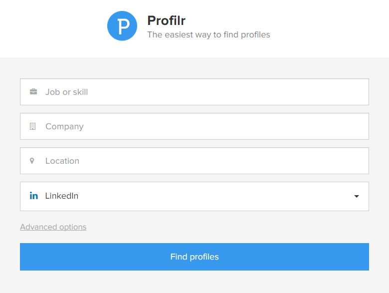 Présentation de Profilr, outil sourcing gratuit